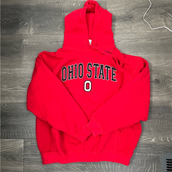 Red Ohio State Hoodie - Picture 1 of 6